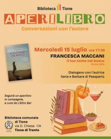 APERILIBRO - Incontro con Francesca Maccani Biblioteca Tione di Trento