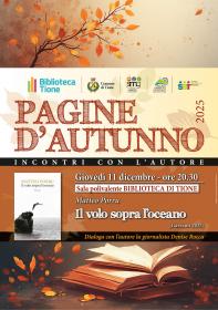 Pagine d'autunno - Matteo Porru Biblioteca Tione di Trento