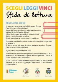 Scegli Leggi Vinci - Sfida di lettura Biblioteca Tione di Trento