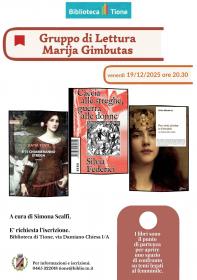 Gruppo di lettura Marija Gimbutas Biblioteca Tione di Trento