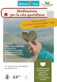 Meditazione per la vita quotidiana Biblioteca Tione di Trento