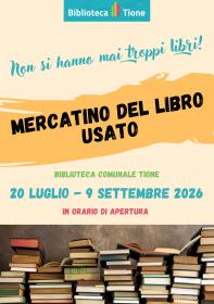 MERCATINO DEL LIBRO USATO Biblioteca Tione di Trento