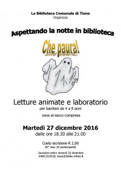 Aspettando la notte in biblioteca