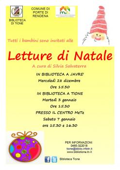 Letture di Natale al punto di lettura di Javrè