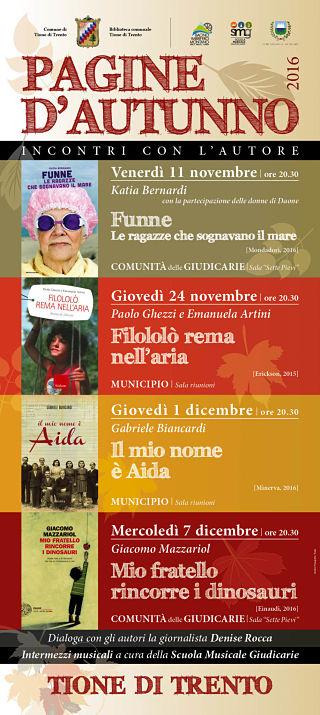 Il mio nome è Aida, Gabriele Biancardi - Pagine d'autunno 2016 Il mio nome è Aida, Gabriele Biancardi - Pagine d'autunno 2016