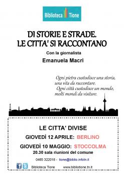 Di storie e strade. Le città si raccontano con Emanuela Macrì