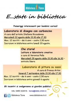 E...state in biblioteca - Che storie! - Letture e laboratorio