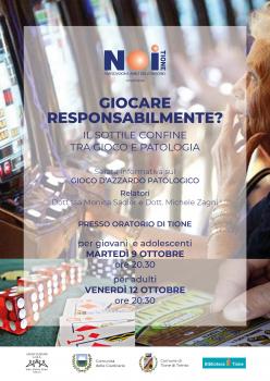 Giocare responsabilmente? Il sottile confine tra gioco e patologia - SERATA ADULTI