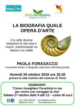 Seminario: Come risvegliare l'Io-artista in me per vivere con coraggio la mia vita