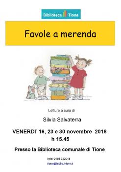 Favole a merenda con Silvia Salvaterra
