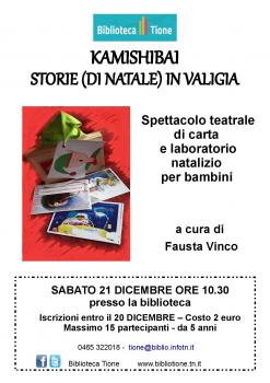 Kamishibai storie (di Natale) in valigia letture e laboratorio con Fausta Vinco 