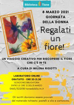 Regalati un fiore - laboratorio artistico online con Milena Rigotti