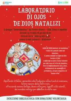 Laboratorio di Ojos de Dios natalizi - a cura del gruppo Creare Assieme 