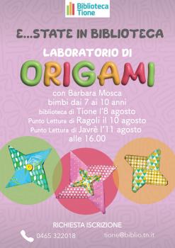 E...state in biblioteca - origami con Barbara Mosca