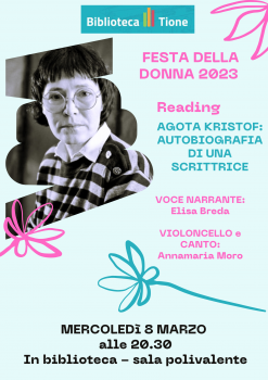 Festa della donna - Agota Kristof autobiografia di una scrittrice