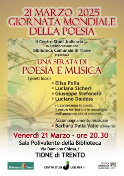 Un serata di poesia e musica Un serata di poesia e musica