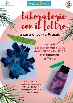 Laboratorio con il feltro